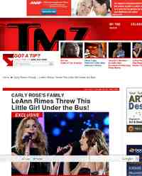 Carly Rose Family LeAnn Rimes Threw: TMZ.com